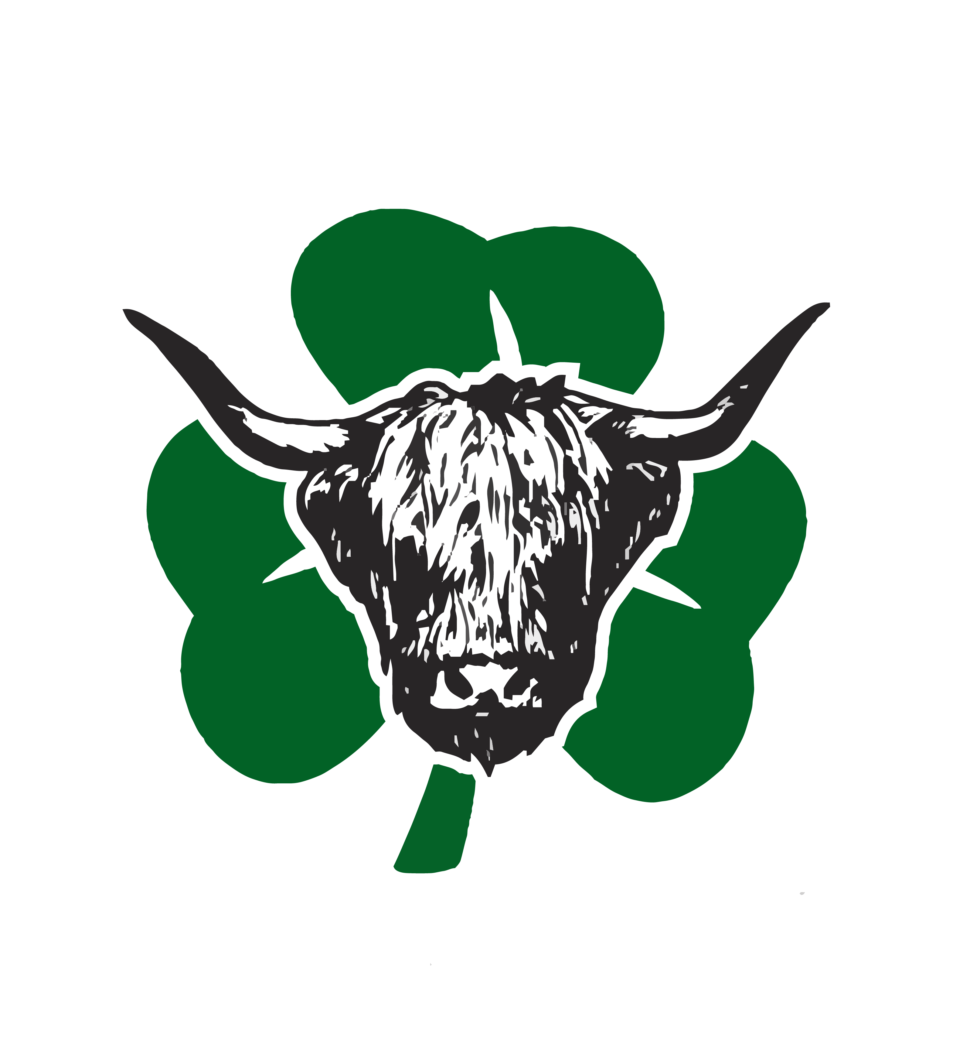Logo of a farm featuring a silhouette of a cow grazing on grass, with the text "Your Farm Logo" and the tagline "Where Quality is the Focus." Ideal for branding in the agriculture sector.